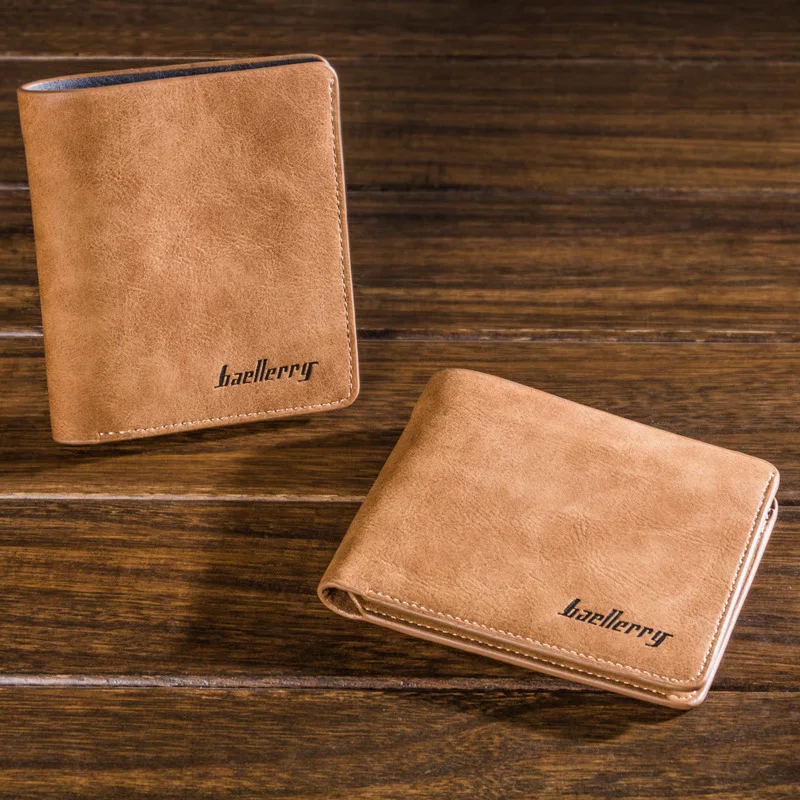 Interior Design Id - Baellerry 남성용 슬림 빈티지 누벅 가죽