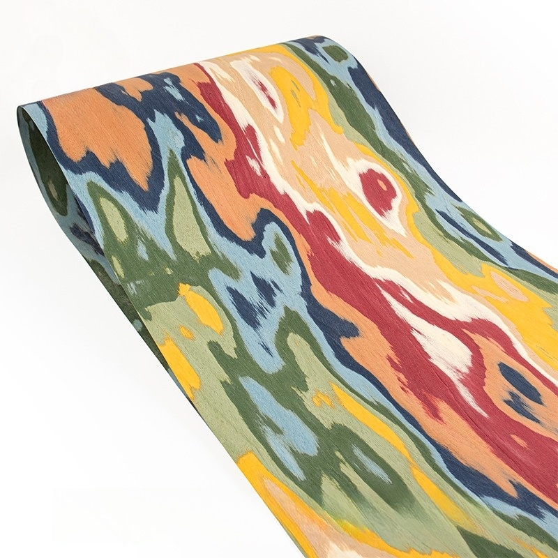 58x250cm 컬러풀 테크 그래피티 목재 베니어, 가 - Interior Design Tech 리뷰 및 가격