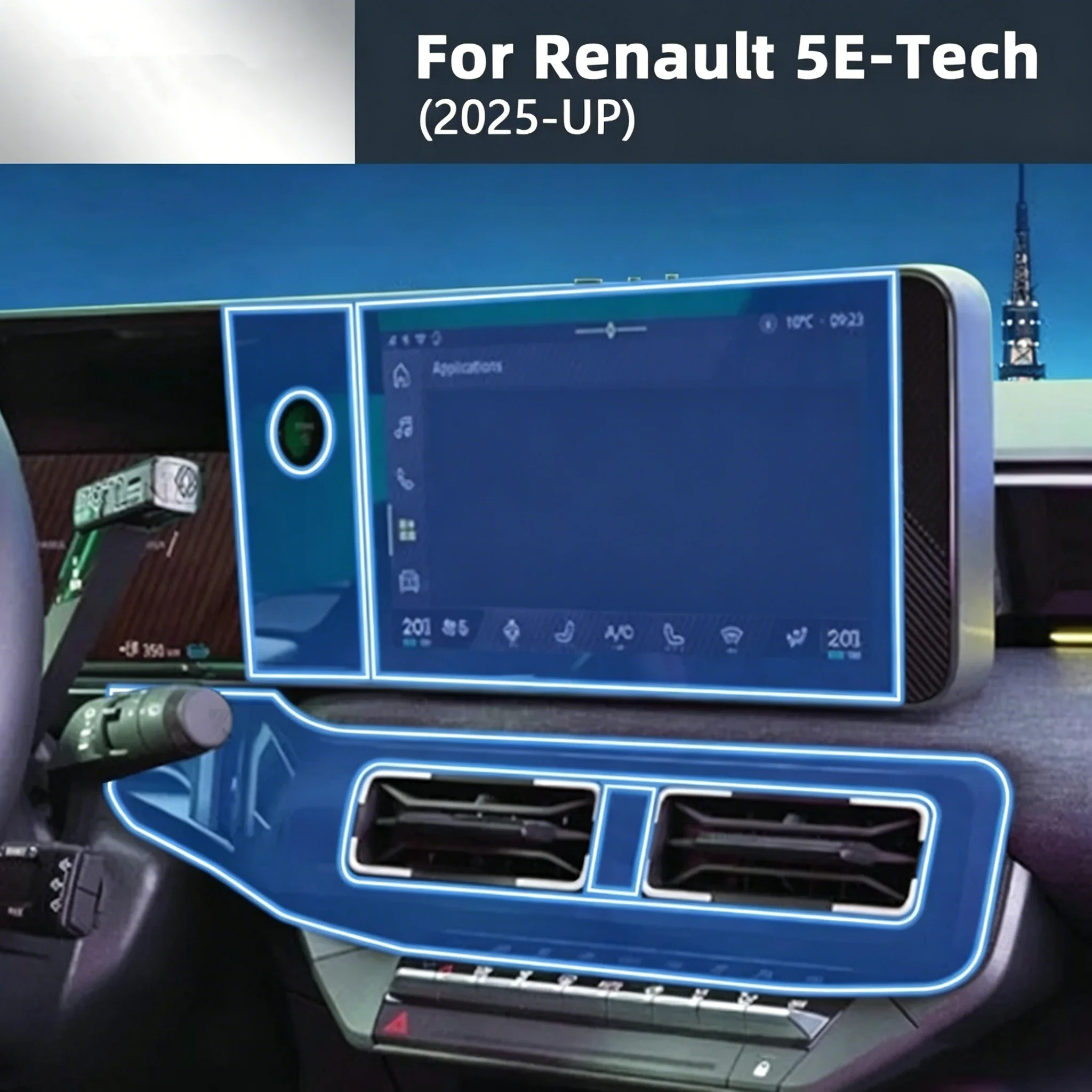 르노 5 E-Tech 2025-2026용 투명 TPU  - Interior Design Tech 리뷰 및 가격