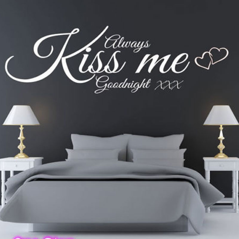 Wall Decal Quote 항상 나에게 굿나잇 키스 - Interior Design Concept 리뷰 및 가격