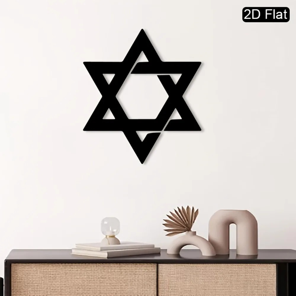 CIFBUY 철제 벽 장식 다윗의 별 금속 조각품 벽걸 - Interior Design Living Room 리뷰 및 가격